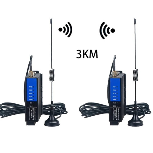 LORA-MODBUS-1DI1DR LORA Wireless Module Remote Control Transparent Transmission Digital Input Relay Output  Antenna 2