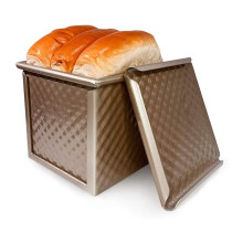 Loaf Pan with Lid Nonstick Bread Toast Mould Square Toast Box for Home Baking Perfect Baking Set 8Pcs