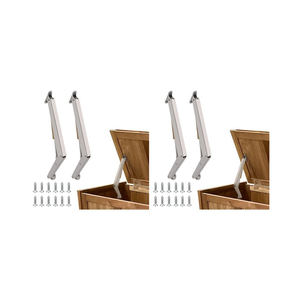 4 Pack 150N Gas Strut Spring Hinges For Heavy Lids To Keep Stay,Slow Down And Soft Close, Hydraulic Hinges 6033664029043