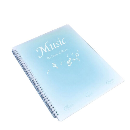 Sheet Music Folder, 40 Pages, Sheet Music/Holder,Fits Letter Size A4, Choir Folder,Gradient