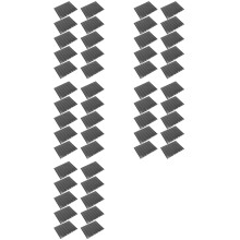 50PCS Stamp Grid Stamp Page Stamp Holders of Stamp Album PVC Loose-Leaf Inners