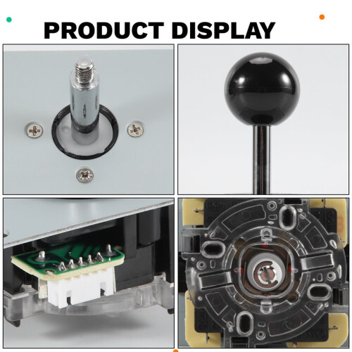 Arcade Joystick Controller Joystick Joystick with Circuit Board 5P Pin Without Light Joystick Game Console Handle I 1