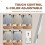 Rechargeable Light Bar 5 Colors Dimmable Mirror Lights Rechargeable Kitchen Ceiling Light with Remote Control 6