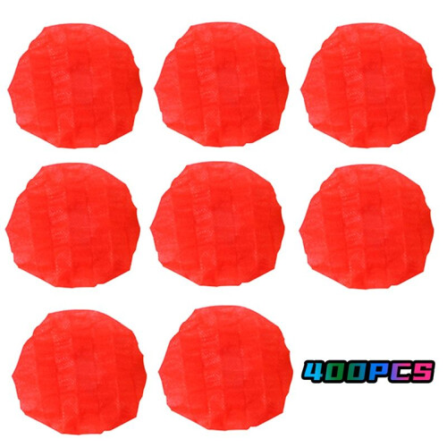 400Pcs Disposable Microphone Cover,Handheld Microphone Windscreen for Karaoke KTV Recording Studio Red 2