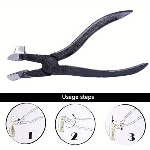 1Pc Canvas Pliers Stretching Pliers with Padded Return Handle Webbing Stretcher Tool for Stretching Clamp 1
