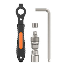 Upgraded Bicycle Crank Puller Set, Bike Repair Tool for Square Taper & ISIS Splined Crank Arm