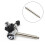 Scuba Diving Handle Bar BCD Breathing Regulator Handle Bar for First Stage Fixed Maintenance Sturdy 3