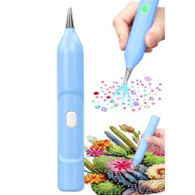 Caneta de Pintura Elétrica com Diamantes, Caneta de Arte com Diamante A Vácuo Sem Necessidade de Cera, Ferramenta de Caneta de Arte com Diamante,