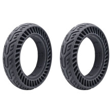 2pcs 10 Inch 10x2.125-6.1 Tyre Rubber Explosion-Proof Anti-Skid Tire for M365 / Pro / Pro 2 / 1S / 3 / 3 Lite