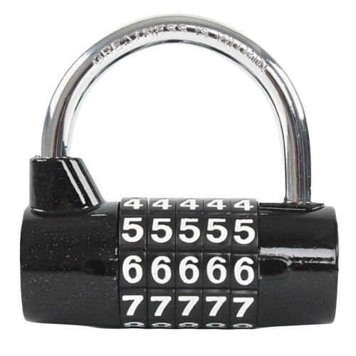 2X 5 Digit Number Combination Travel Password Lock Combination Padlock Zinc Alloy Coded Lock Security Safely Code 1