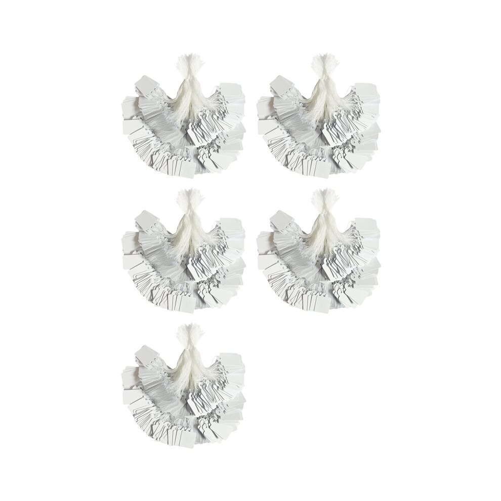 5000Pc Price Tags With String Attached White Marking Tag Small Paper Price Labels Clothing For Pricing Jewelry Yard Sale 4711092508348