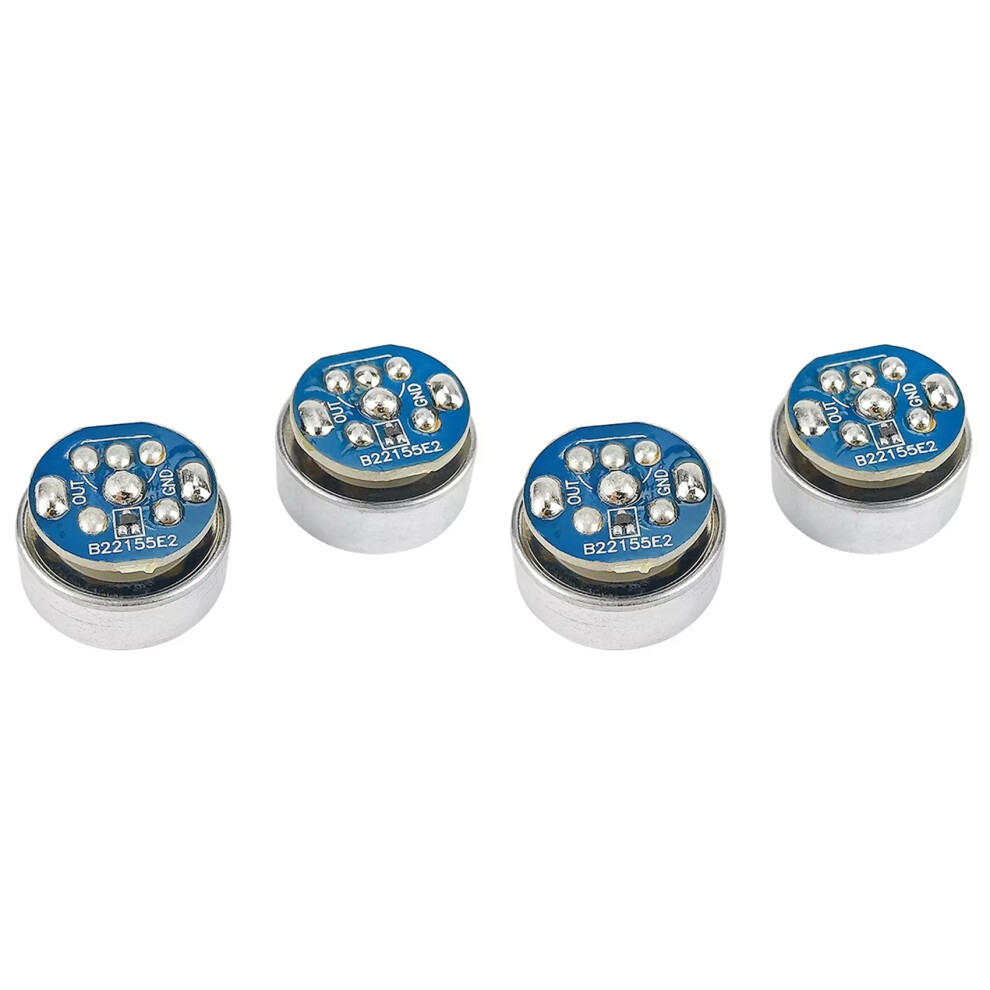 4Pcs 16Mm Electret Condenser Microphone Web Celebrity Anchor Microphone Unidirectional Mic With Circuit Board For Audio 6033786967490