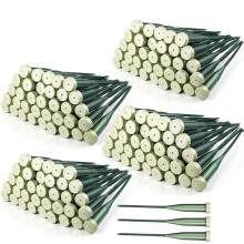 150 Unidades de Tubos de Água de 15 cm com Tampas de Borracha para Arranjos Florais