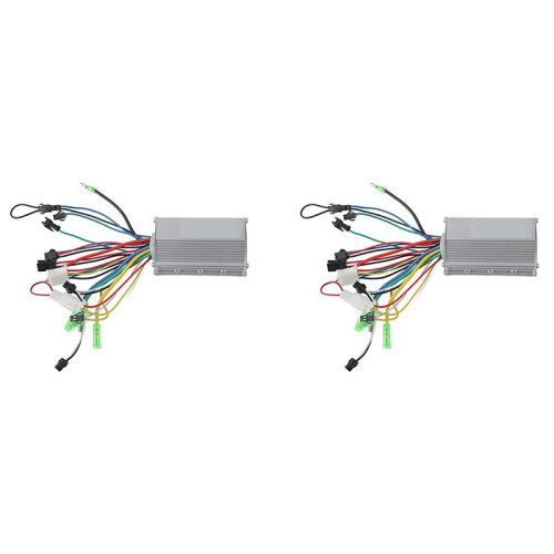 2X Electric Motor Controller, 36V/48V 350W Brainpower Motor Controller for Electric Bicycle Scooter