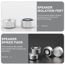 3X Speaker Absorber Shock Feet Pad for Amplifier Feet for Subwoofer Speaker Pad Subwoofer Pad Turntable Base Pad HiFi