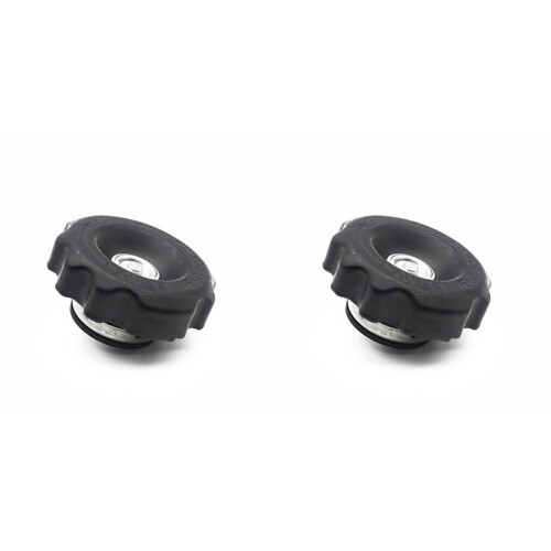 2X Motorcycle Radiator Cap Cover Design Universal 1.1 Bar for