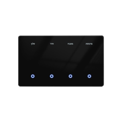 TUYA Zigbee  Touchscreen  DIY Custom Name 1/2/3/4 Gang Voice Remote Control Panel for Alexa  Home 4