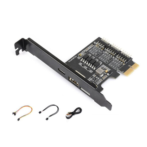PicoKVM Ext PCIe Expansion Board PCIe USB Remote Power Management for Server Industrial Computer DIY