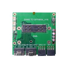 SXM2 to 2x SFF-8654 X16 PCI-E Adapter Card for P100 V100 300W Card PCIe Expansion Riser GPU Dual 8PIN