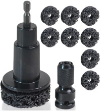 Wheel Hub Cleaning Kit, Quick Rust Removal for Lug Studs and Rotors, Wheel Stud and Hub Cleaner Includes 8 Pads