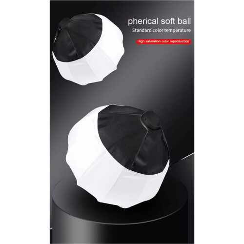2st 35 cm Globe Lantern Softbox Mount Quick  Diffuser Ring Soft Light Modifier för Filmproduktion och Videoinspelningar