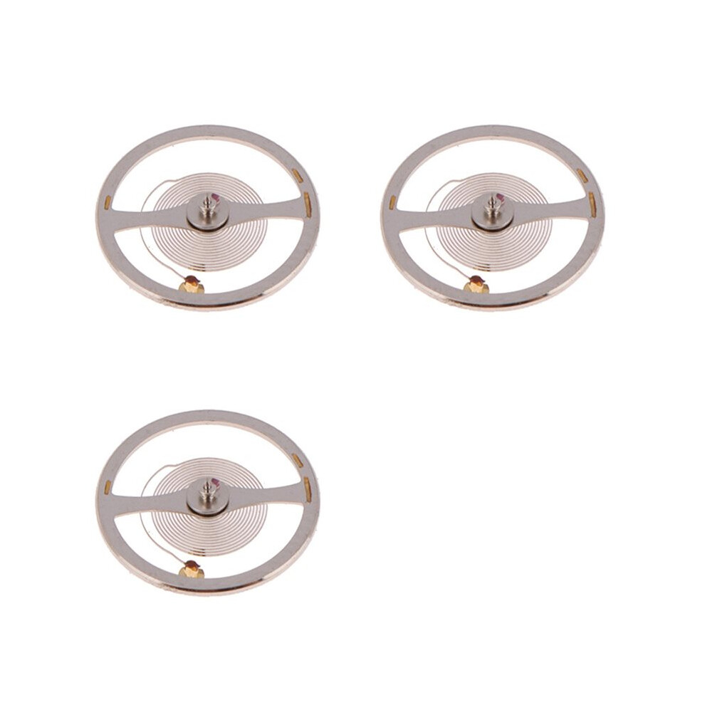 3X Watch Movement Accessories Nh35/36 Balance Wheel White Balance Wheel With Hairspring For Watchmaker 6033257910147