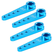 4PCS 37Mm 25T Metal Extension Steering Servo Arm Horn for RC Car Crawler Parts,