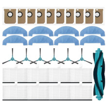33PCS for Cecotec Conga 7690 Immortal Max Vacuum Cleaner Replacement Parts Main Side Brush HEPA Filter Mop Cloth