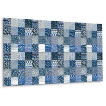 Panneau Mural Vinyle Autocollant 100 x 50 cm, Revêtement Décoratif Adhésif Pour Mur Mélange De Motifs