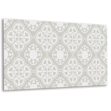 Panneau Autocollant Mural En Vinyle 100 x 50 cm, Solution Décorative Résistante Ornement De Fleur
