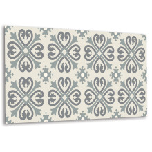 Panneau PVC Autocollant Pour Mur 100 x 50 cm, Revêtement Décoratif Intérieur Motif Arabe
