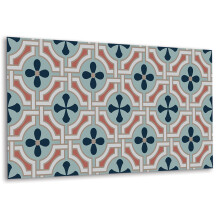 Revêtement Mural Adhésif En PVC 100 x 50 cm, Panneau Décoratif Facile À Découper Motif Floral