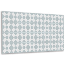 Panneau PVC Mural Autocollant 100 x 50 cm, Décoration Intérieure Adhésive Patchwork Géométrique
