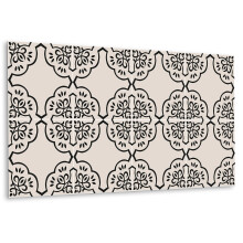Panneau Mural Vinyle Autocollant 100 x 50 cm, Décoration Sans Colle Ni Outils Croix Géométrique