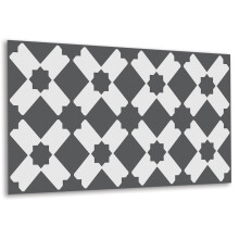 Tulup Panneau Mural Vinyle Autocollant 100 x 50 cm, Revêtement Décoratif Pour Intérieur Motif Géométrique