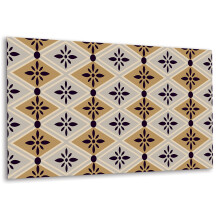 Habillage Mural Autocollant 100 x 50 cm, Panneau Vinyle Résistant Aux Taches Motif Floral