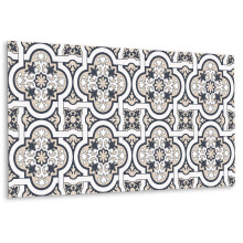 Revêtement Mural Vinyle 100 x 50 cm, Panneau Autocollant Pour Rénovation Ornement Feuillu