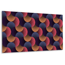Revêtement Mural Autocollant En Vinyle 100 x 50 cm, Finition Décorative Durable Motif Rétro