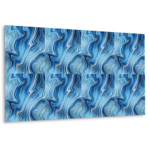 Panneau Adhésif Décoratif Pour Mur 100 x 50 cm, Revêtement Vinyle Souple Et Résistant Texture De Marbre