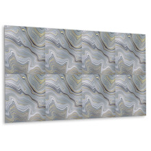 Panneau Mural En Vinyle 100 x 50 cm, Solution Autocollante Pour Décoration Vagues De Marbre