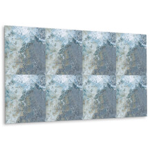 Panneau Mural Adhésif En Vinyle 100 x 50 cm, Pose Rapide Sans Colle Béton Industriel
