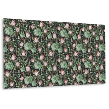 Panneau Mural Décoratif Autocollant 100 x 50 cm, Rénovation Intérieure Sans Travaux Plantes Succulentes