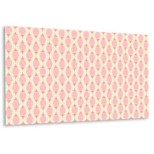 Panneau Mural Adhésif Résistant 100 x 50 cm, Décoration Facile À Entretenir Motif Rétro