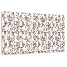 Panneau Vinyle Mural Autocollant 100 x 50 cm, Installation Propre Et Rapide Oiseaux Sur Une Branche