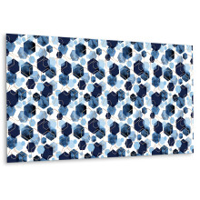 Panneau Mural Autocollant En Vinyle 100 x 50 cm, Revêtement Adhésif Décoratif Abstraction Géométrique