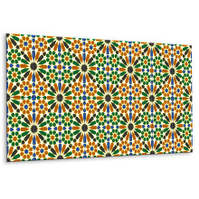Décoration Murale En Vinyle 100 x 50 cm, Panneau Autocollant Facile À Découper Motif Cubain