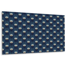 Panneau Vinyle Autocollant Décoratif 100 x 50 cm, Idéal Pour Murs Intérieurs Motif Yeux Vintage