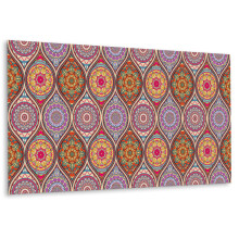 Panneau PVC Mural Autocollant 100 x 50 cm, Décoration Intérieure Adhésive Magnifique Mandala