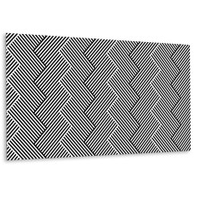 Panneau Mural En PVC Autocollant 100 x 50 cm, Facile À Installer Et À Entretenir Lignes Géométriques