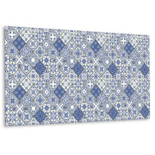 Revêtement Vinyle Autocollant Pour Mur 100 x 50 cm, Finition Souple Et Durable Motif Portugais